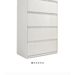 Alera Four-Drawer Lateral File Cabinet, 36w x 18d x 52 1/2h $400