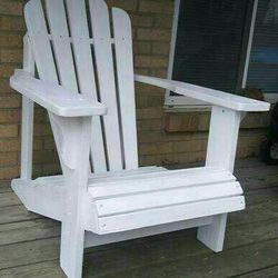 Solid Wood Adirondack Lawn Chair! 

