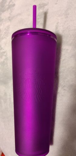 Purple Soft Touch Starbucks Cup