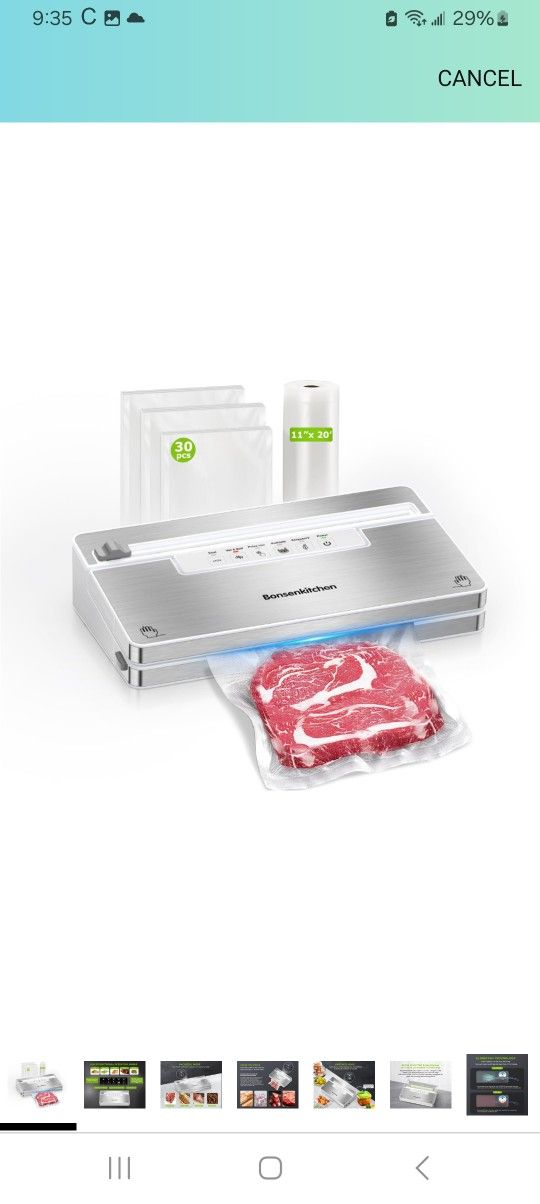 Vacuum Sealer Machine $20