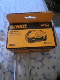 New 20volt 8ah dewalt battery