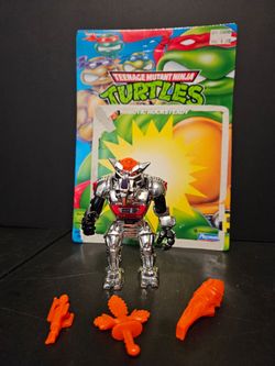 1993 TMNT Teenage Mutant Ninja Turtles Robotic Rocksteady Figure