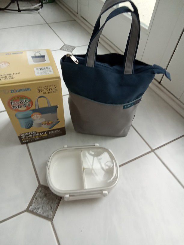 Zojirushi Bento Lunch Jar And Bento Box