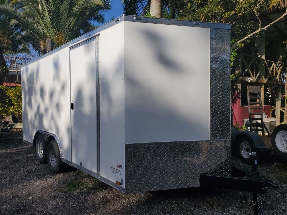 8.5x16 brand new trailer 2021 with warranty