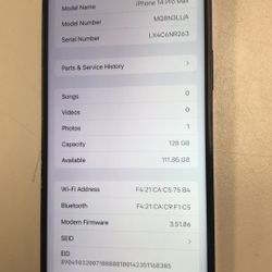 Apple iPhone 14 Pro Max 128gb Unlocked 