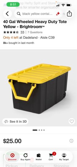 40 Gal containers target