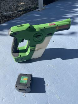 Victory's electrostatic sprayer