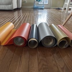 Stahls 15” CAD cut Heat Transfer Vinyl. 