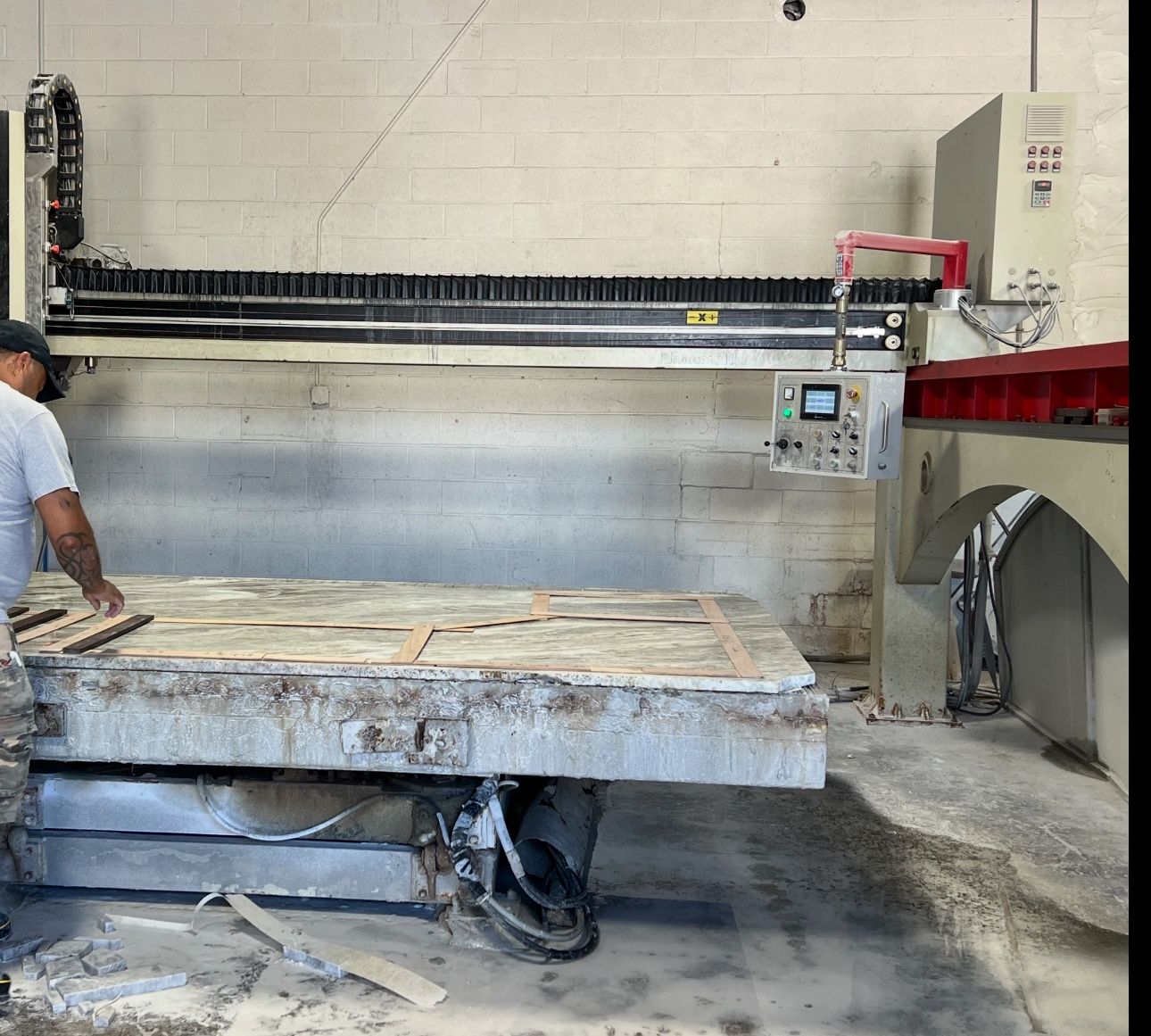 Quartz, Granite, Marble, and Cabinets.
