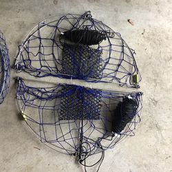 Crab Nets Two Ring Crab Kit 24” X 20” X 12”+ 2 Promar Round