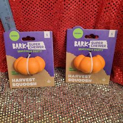 Pumpkin Shaped Dog Treat Dispenser. New.