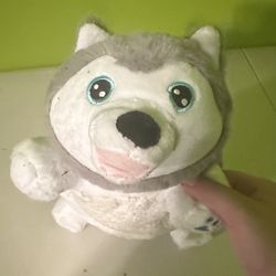 Artic Wolf Grey And White Stuffed Animal