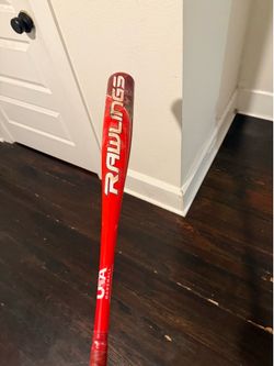 Baseball bat and glove