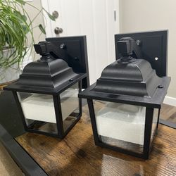 Outdoor Light Fixture With Light Bulbs 