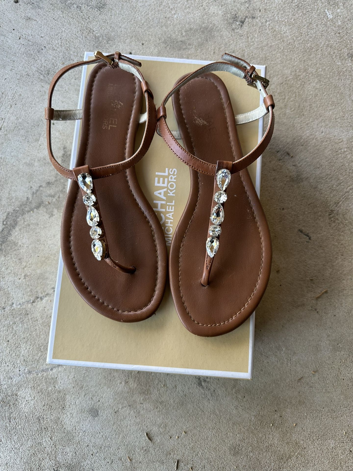 Michael Kors Sandals With Rhinestones
