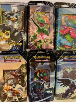 (6) New Pokemon TCG V Battle Decks