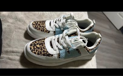 Cheetah print sneakers