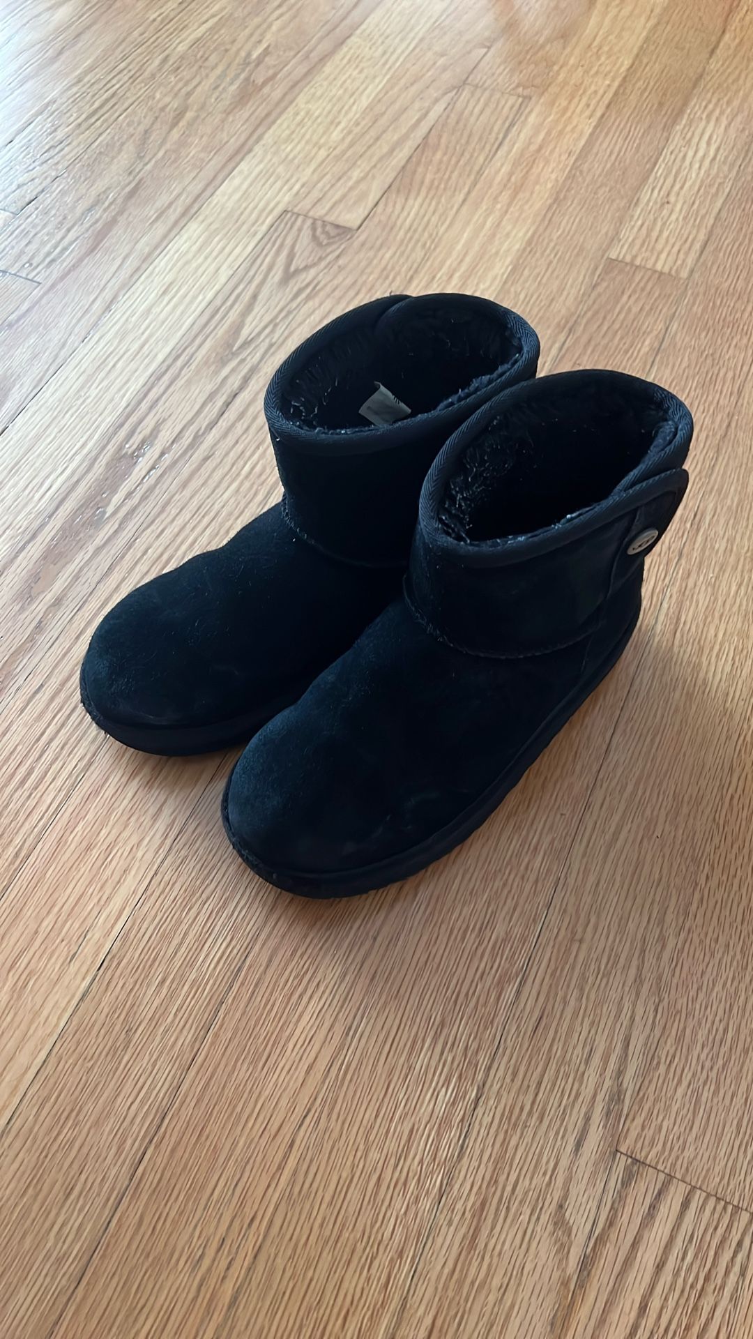 Ugg Girl Black Boots Size 3