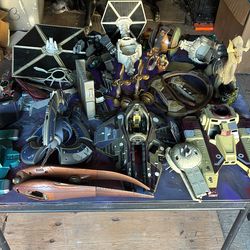 Star Wars Toys Action Figures Vehicles Lot