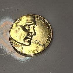2005 Gold Plated Nickel 