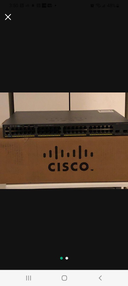 Cisco WS-C2960X-48LPD-L Switch 