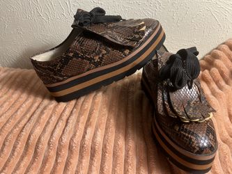 Zara Basics Platform Oxfords Women’s 8.5