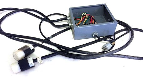 Electrical Junction Box HUBBELL 30A 120/208V 30Y FEMALE 9 ft Arrow Hart 110 male 6 ft