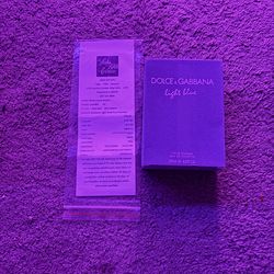 Brand new dolce and gabana light blue cologne