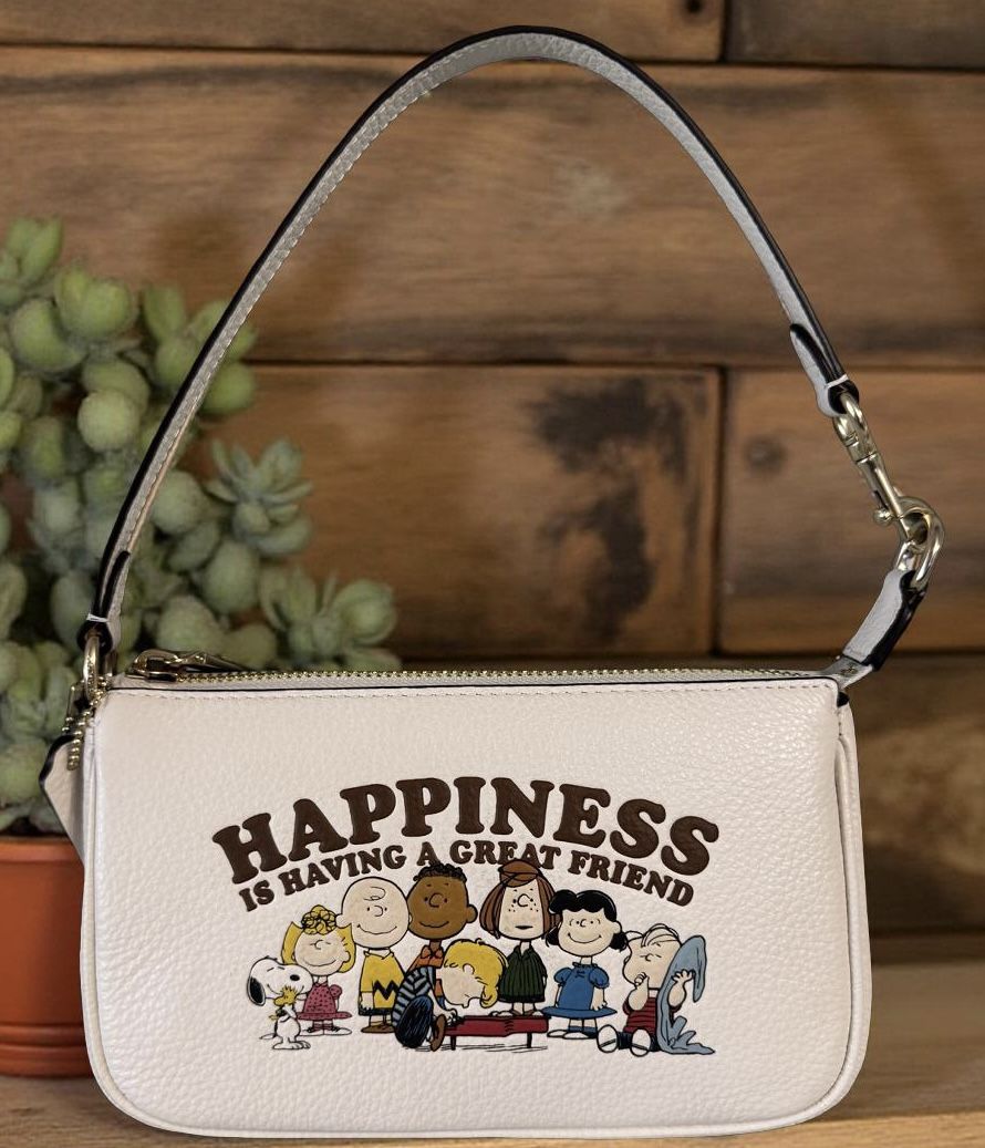 New Authentic Coach X Peanuts Snoopy Nolita 19 Purse Handbag CBM76