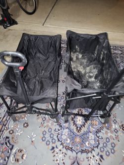 Folding Double Wagon Stroller