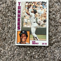Yankees Ken Griffey Card 