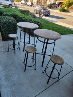 Bar Tables and 3 Stools
