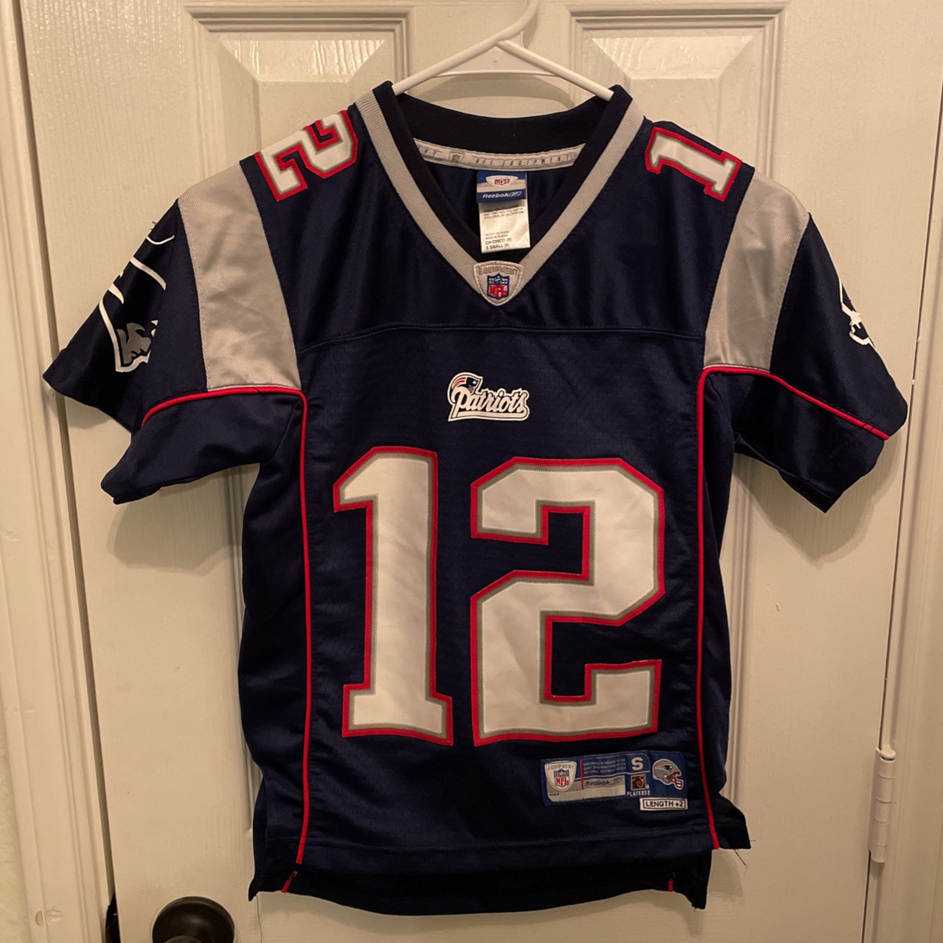 Youth small Patriots Brady jersey