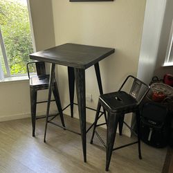 Bar Height Table With Matching Chairs