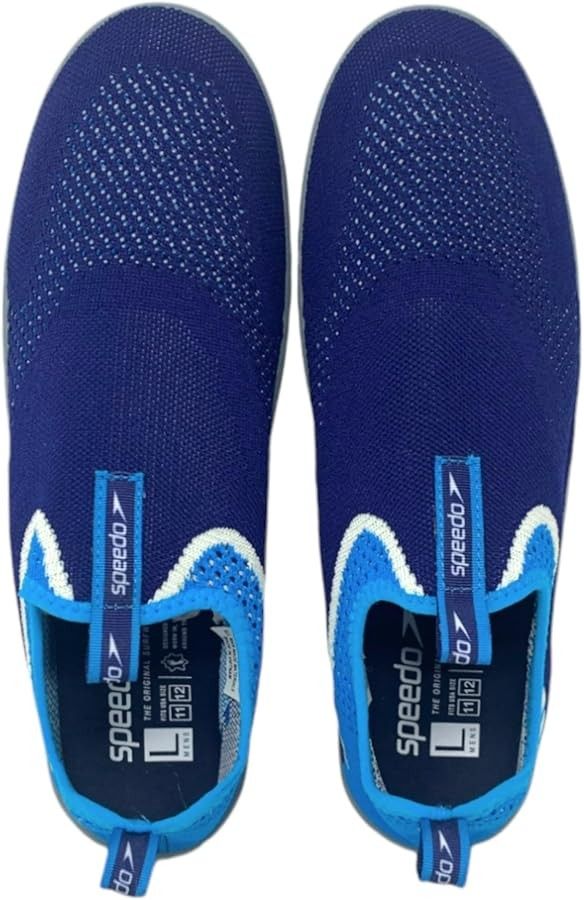 Speedo Men's Surf Strider Water Shoe (Process Blue C/White/Peacoat, US Footwear Size System, Adult, Men, Numeric Range, Medium, 11, 12)