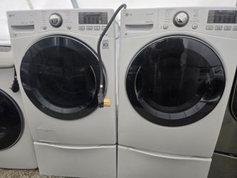 Lg Washer And Dryer Set Electric Extra Large Capacity