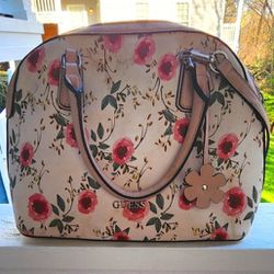 Shipping Only!  Women's Guess Floral Shoulder Bag