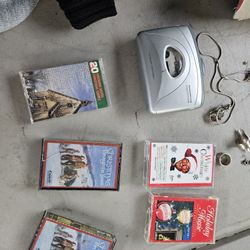 Cassette / Tape Player And Tapes
