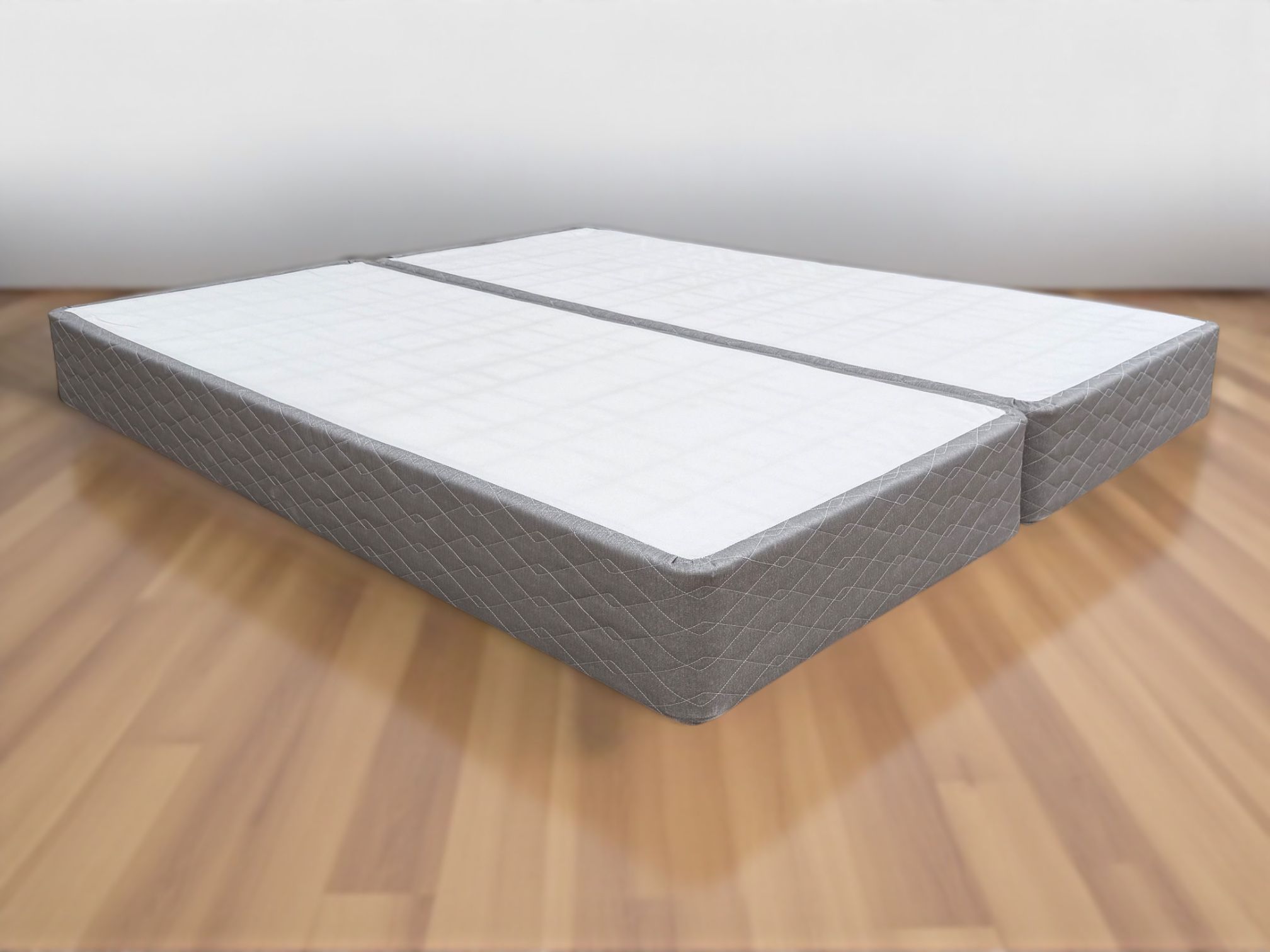 Gray Split Cali King Box Springs Foundation