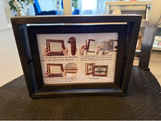 Renew double-sided swivel 5 x 7 picture frame