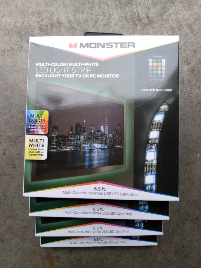 4-monster Multicolor LED Light Strip