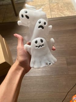 Halloween Ghost Trio Light-Up Decoration