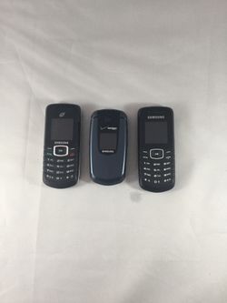 Set of 3 Samsung Cell Phones