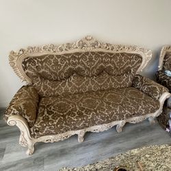 Loveseat, couch, and sofa