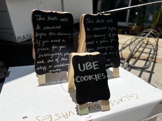 Mini Chalk Board Signs