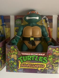 Teenage Mutant Ninja Turtles Classic 1989 Reissue 12” Giant Full Set 