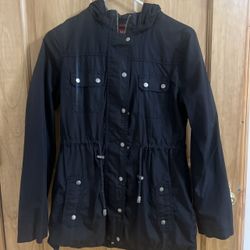 Women's Black Utility Jacket Size Small 
