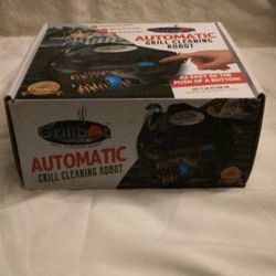 Black Grillbot automatic grill cleaner robot (New In Box)
