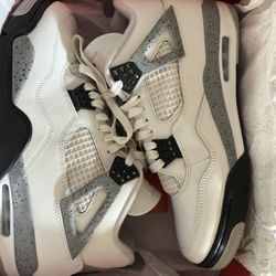 Jordan 4s White Cement Sz 10 