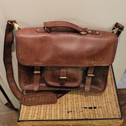 Leather Messenger Bag